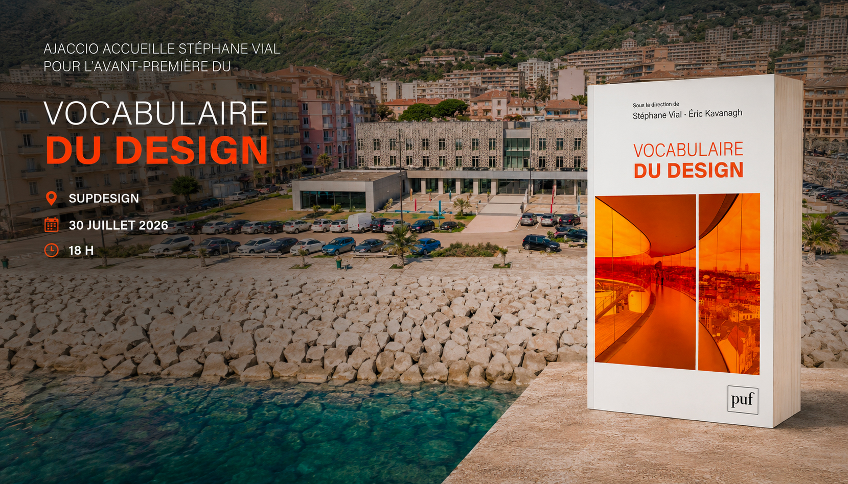 Ajaccio accueille Stéphane Vial pour l’avant-première du Vocabulaire du design